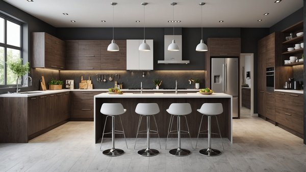 Astuces pour intégrer des meubles de cuisine dans un style moderne et intemporel