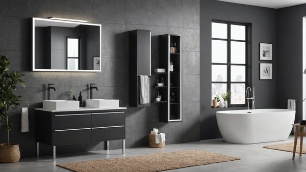 Les tendances 2024 en meubles pour salle de bain : styles et couleurs